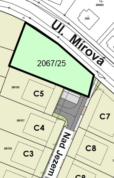 Stavební pozemek na prodej - 1391m2, Havlíčkův Brod,Vysočany
