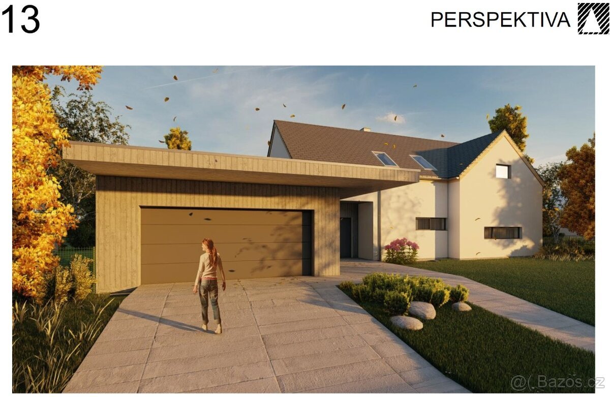 Stavební pozemek 2 226 m² se stavebním povolením, Boňkov
