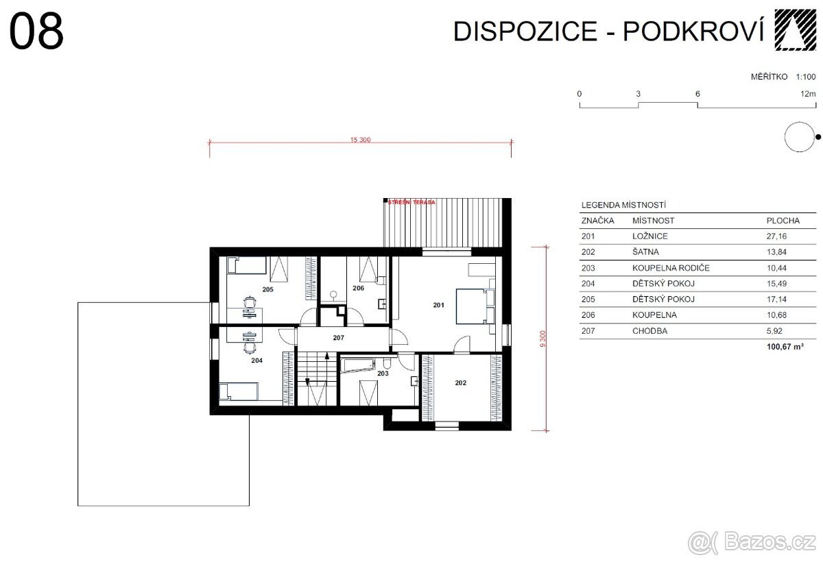 Stavební pozemek 2 226 m² se stavebním povolením, Boňkov