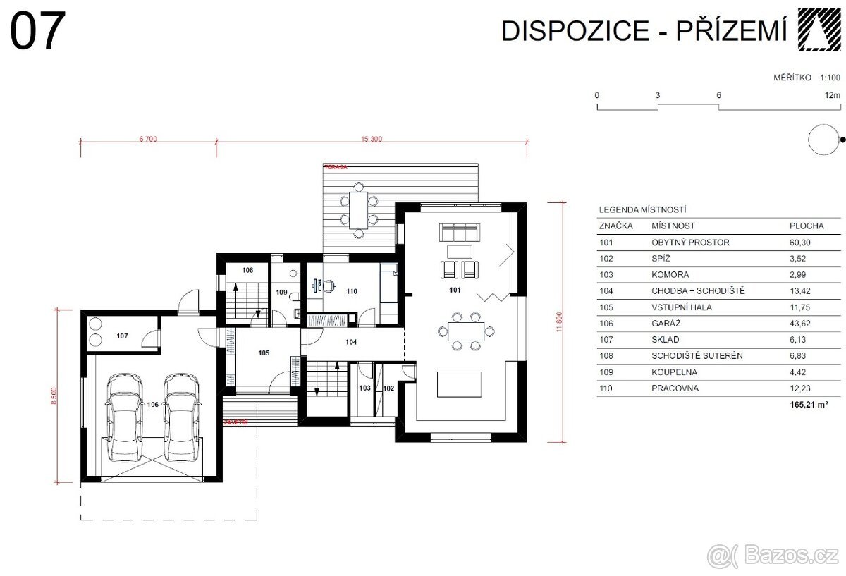 Stavební pozemek 2 226 m² se stavebním povolením, Boňkov