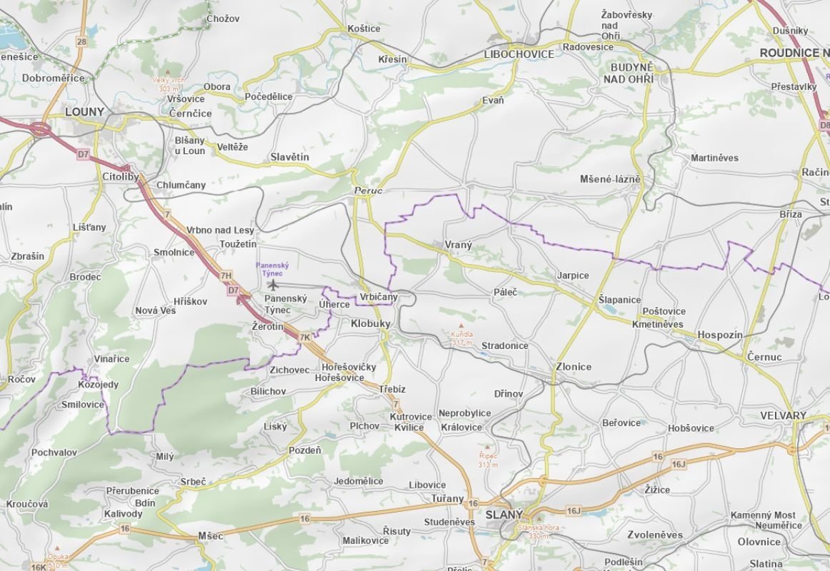 Prodej podílu 7/32 pole 2 296 m², Stradonice