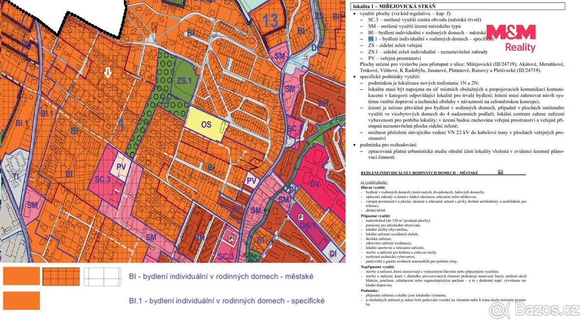 Prodej pozemku k bydlení, 1157 m², Litoměřice