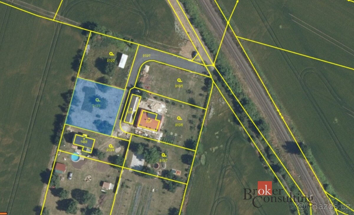 Prodej, pozemky/bydlení, 836 m2, 25065 Líbeznice, Praha-vých