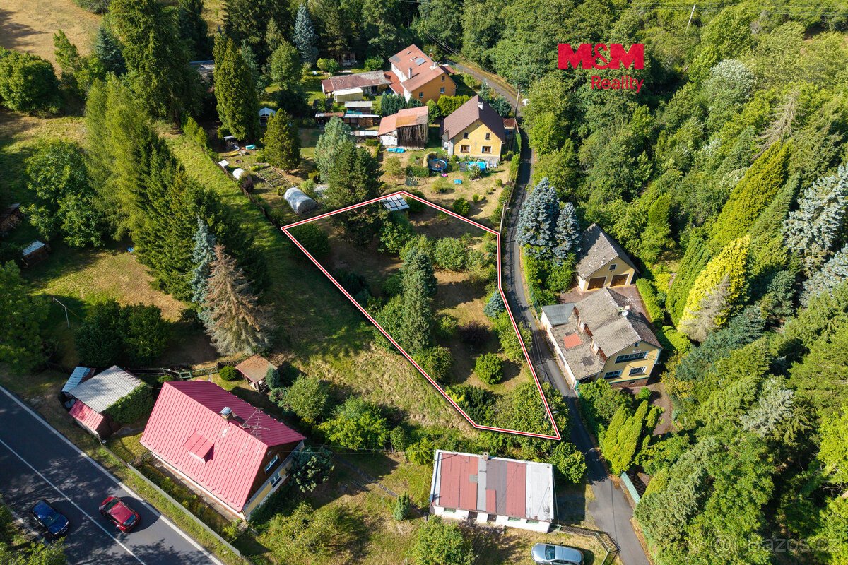 Prodej pozemku k bydlení, 897 m², Krásný Les