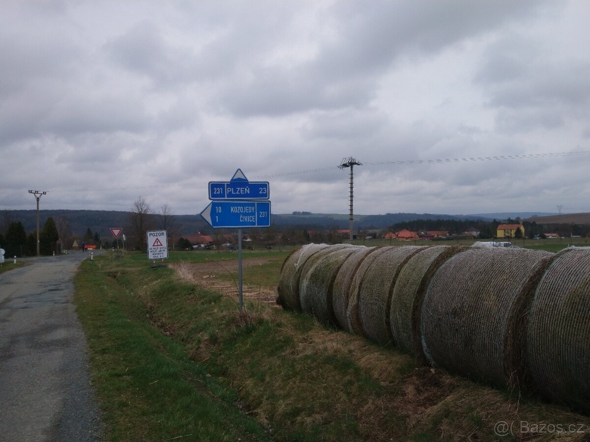 Pole 2 ha Kaceřov Plzeň