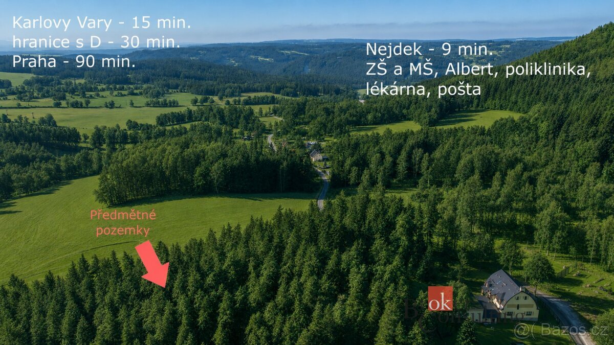 Prodej, pozemky/bydlení, 4779 m2, Nejdek, Karlovy Vary [ID 8