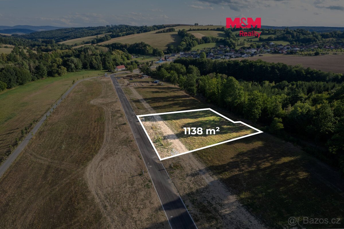 Prodej pozemku k bydlení, 1138 m², Újezd