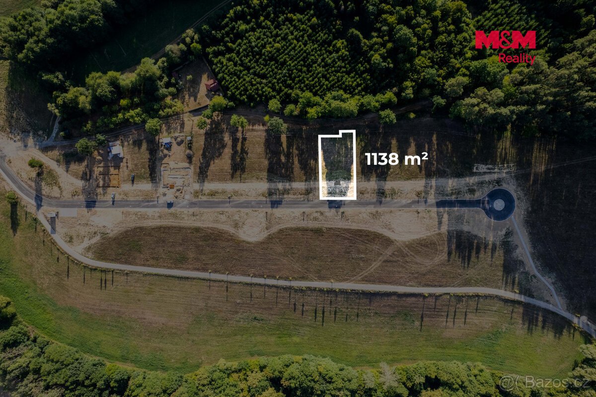 Prodej pozemku k bydlení, 1138 m², Újezd