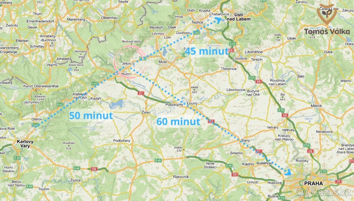Komerční pozemek se stavebním povolením - Jirkov - 7 310 m2