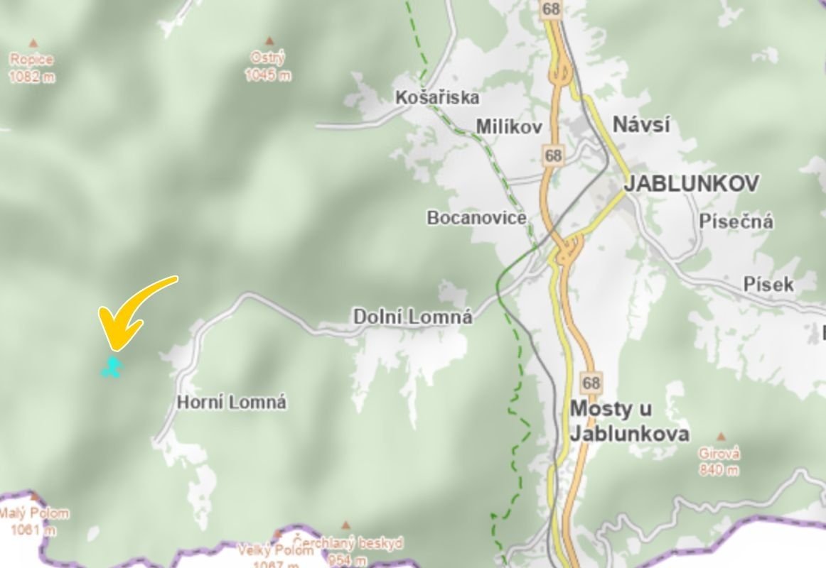 Prodej podílu 3/16 louky 9 672 m², Horní Lomná