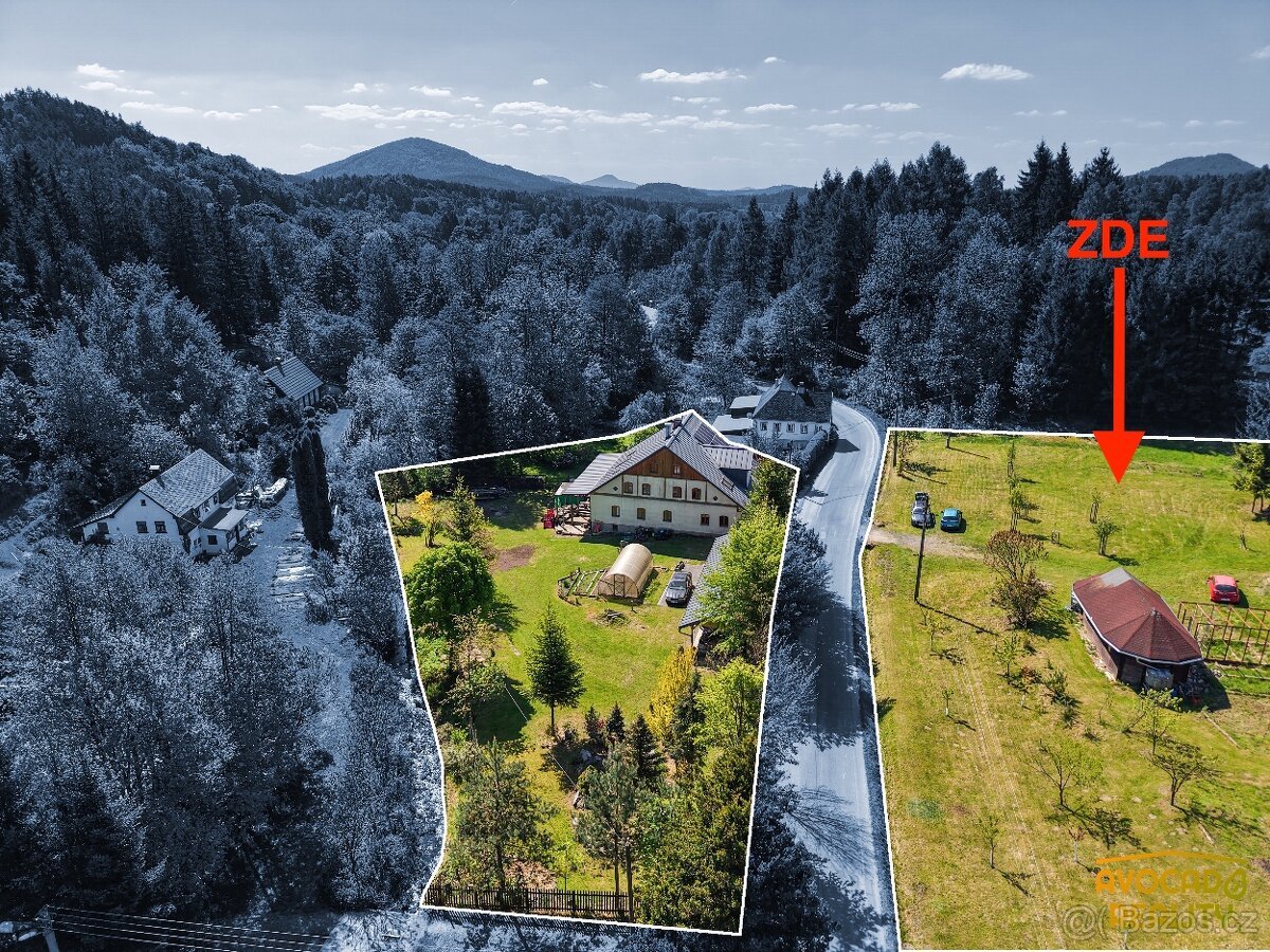 Pozemek 7 364 m² v srdci Lužických hor – investice