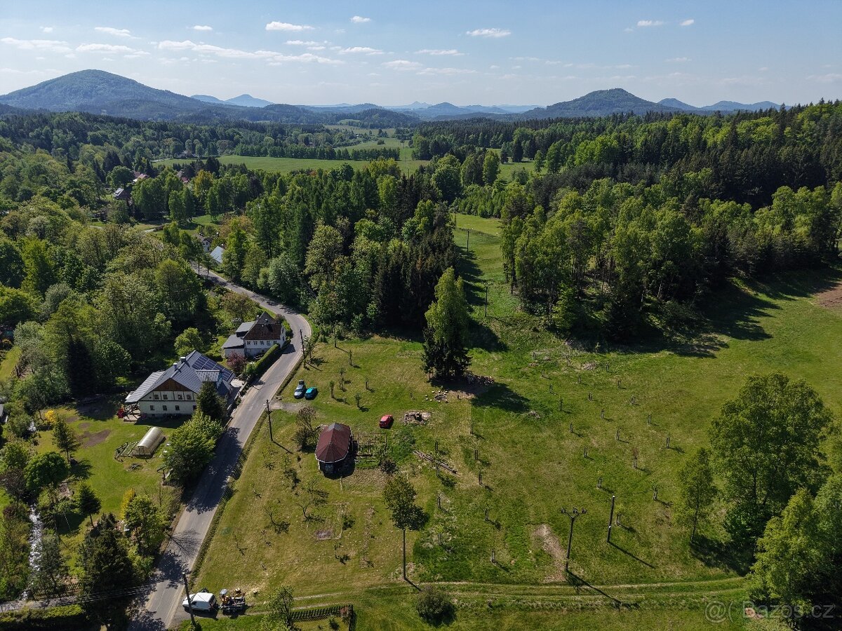 Pozemek 7 364 m² v srdci Lužických hor – investice