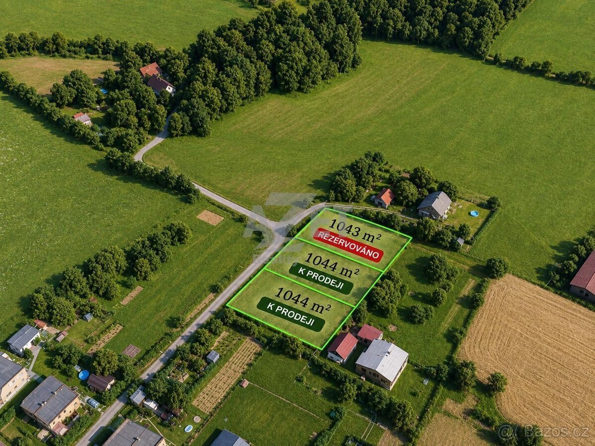Prodej, stavební pozemek, 1044 m2, Český Těšín - Koňákov