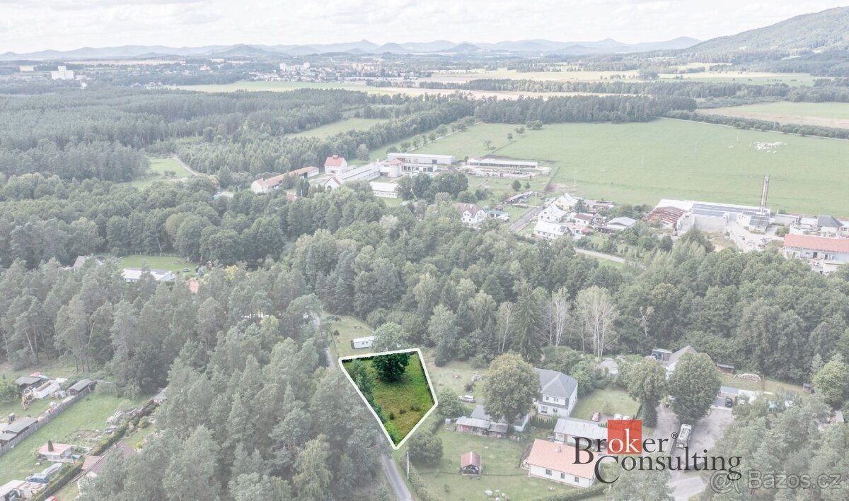 Prodej, pozemky/bydlení, 896 m2, Ploužnice , Ralsko, Česká L