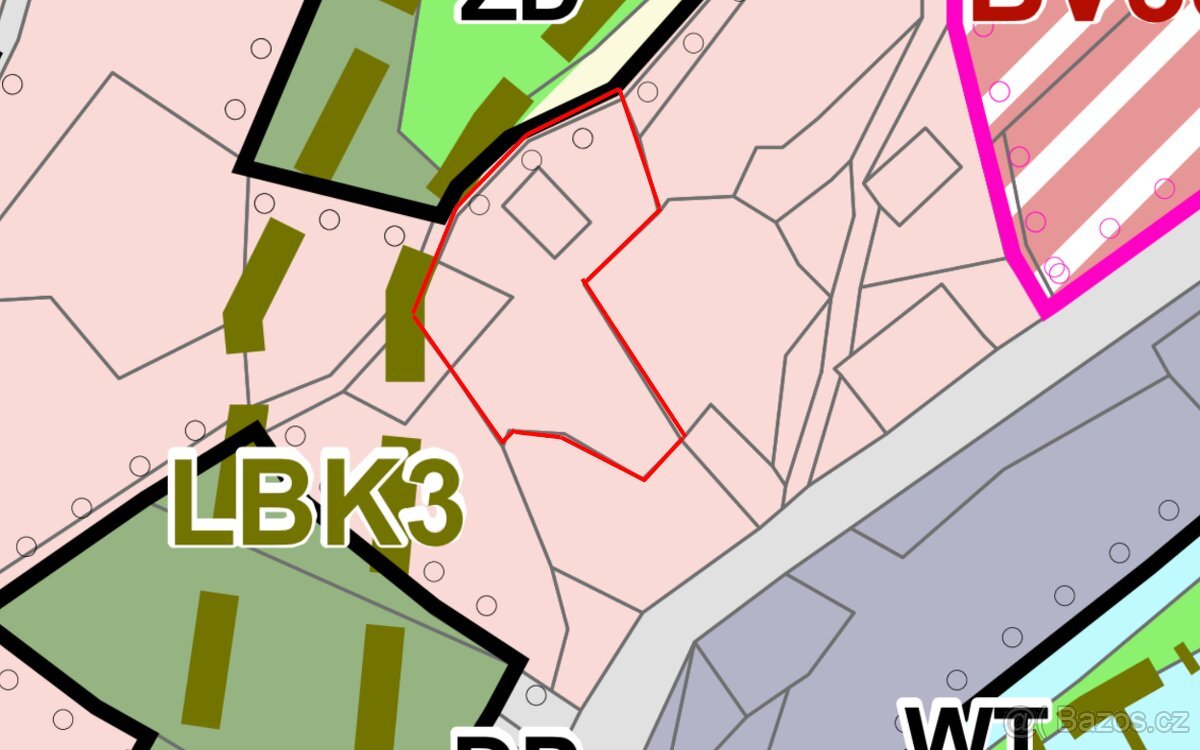 Stavební pozemek Rybnice, Háje nad Jizerou LEVNĚ
