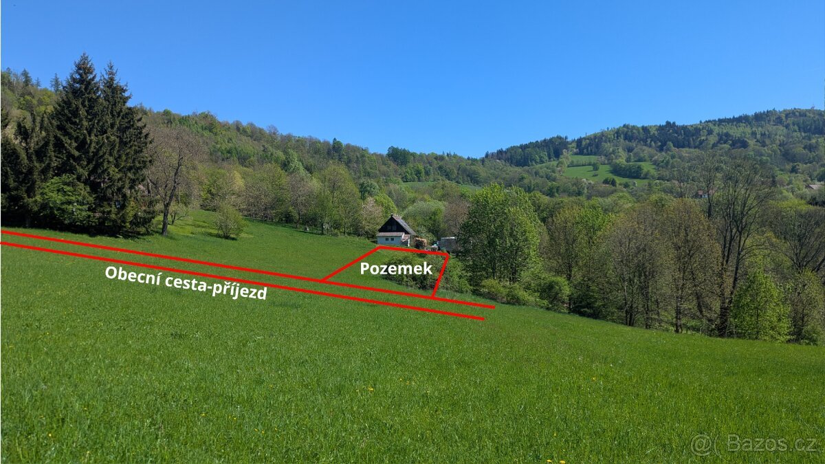 Stavební pozemek Mírová pod Kozákovem Prackov LEVNĚ