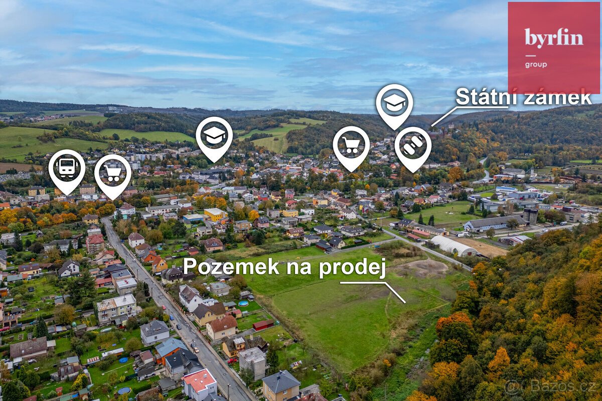 Prodej stavebního pozemku 885 m2 v Hradci nad Moravicí