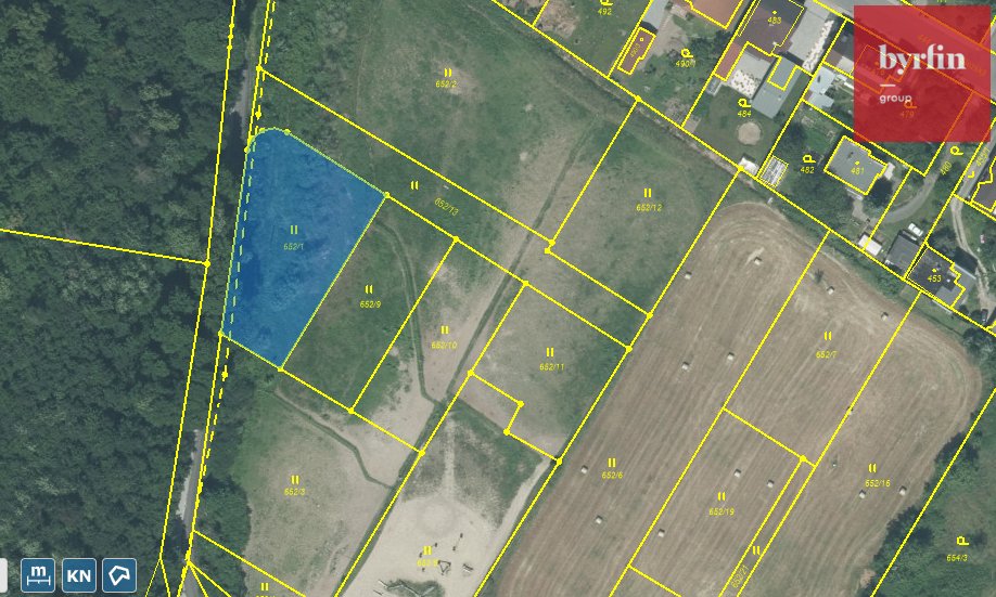 Prodej stavebního pozemku 1216 m2 v Hradci nad Moravicí