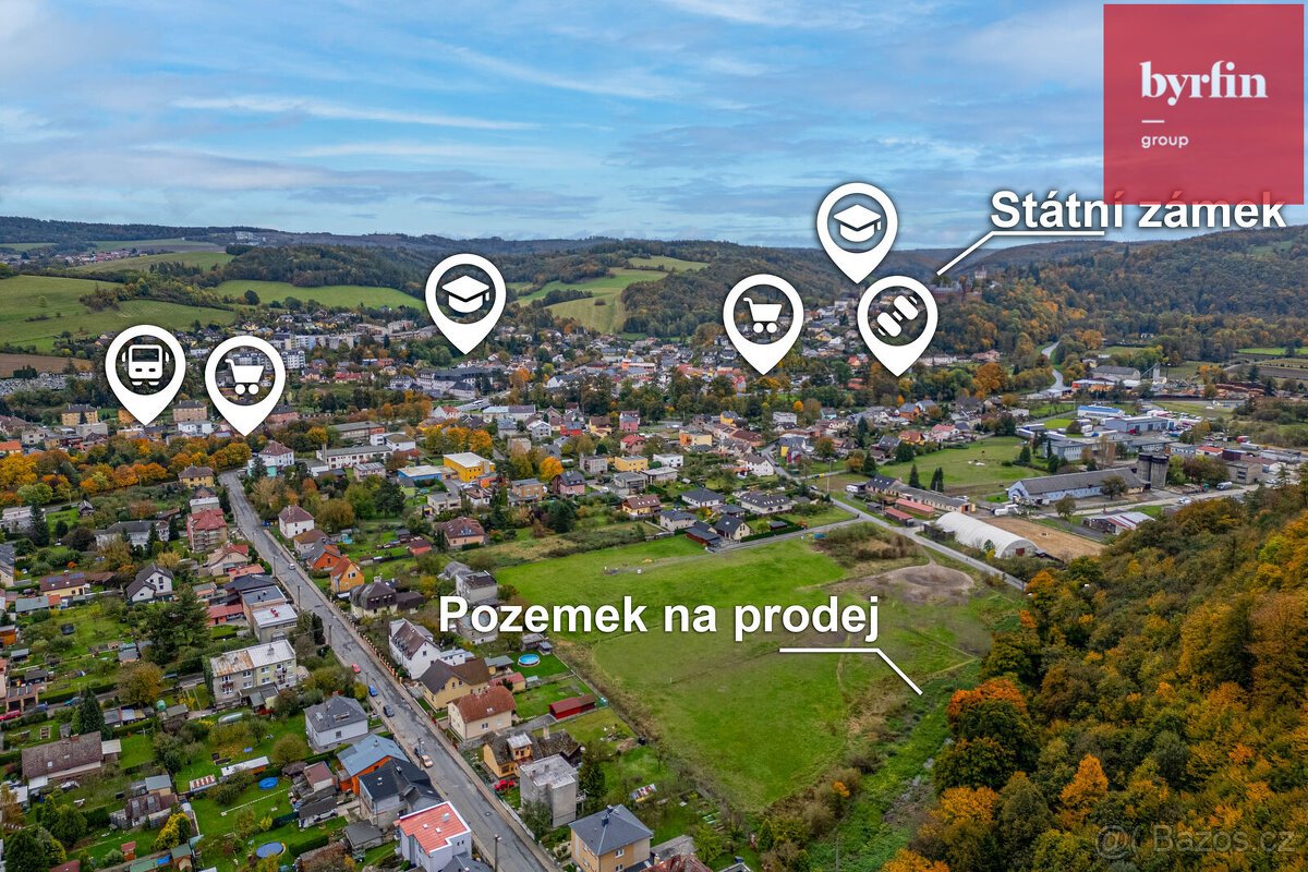 Prodej stavebního pozemku 1216 m2 v Hradci nad Moravicí