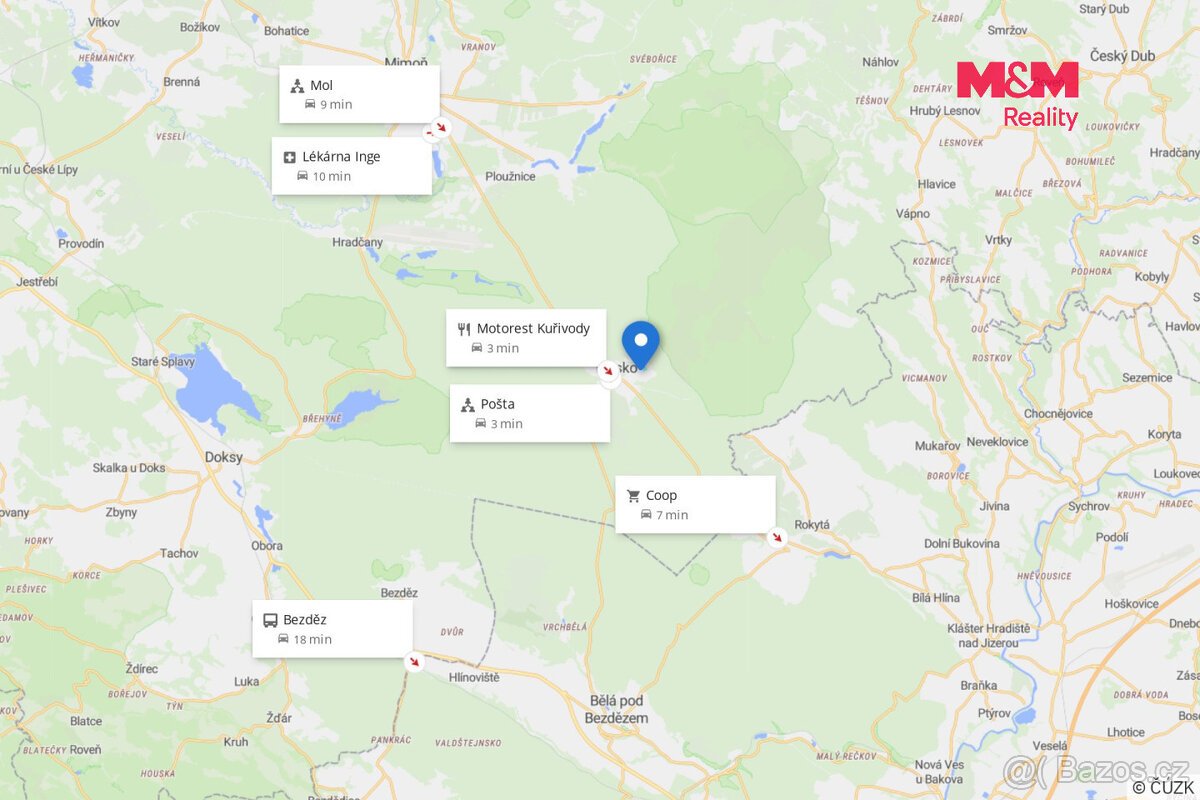 Komerční areál 26028 m2 Ralsko