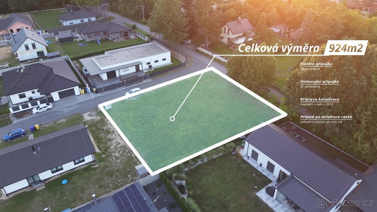 Prodej stavebního pozemku 924 m² Petřvald