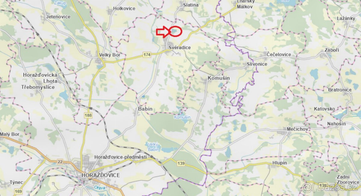Prodej lesního pozemku v k.ú. Svéradice