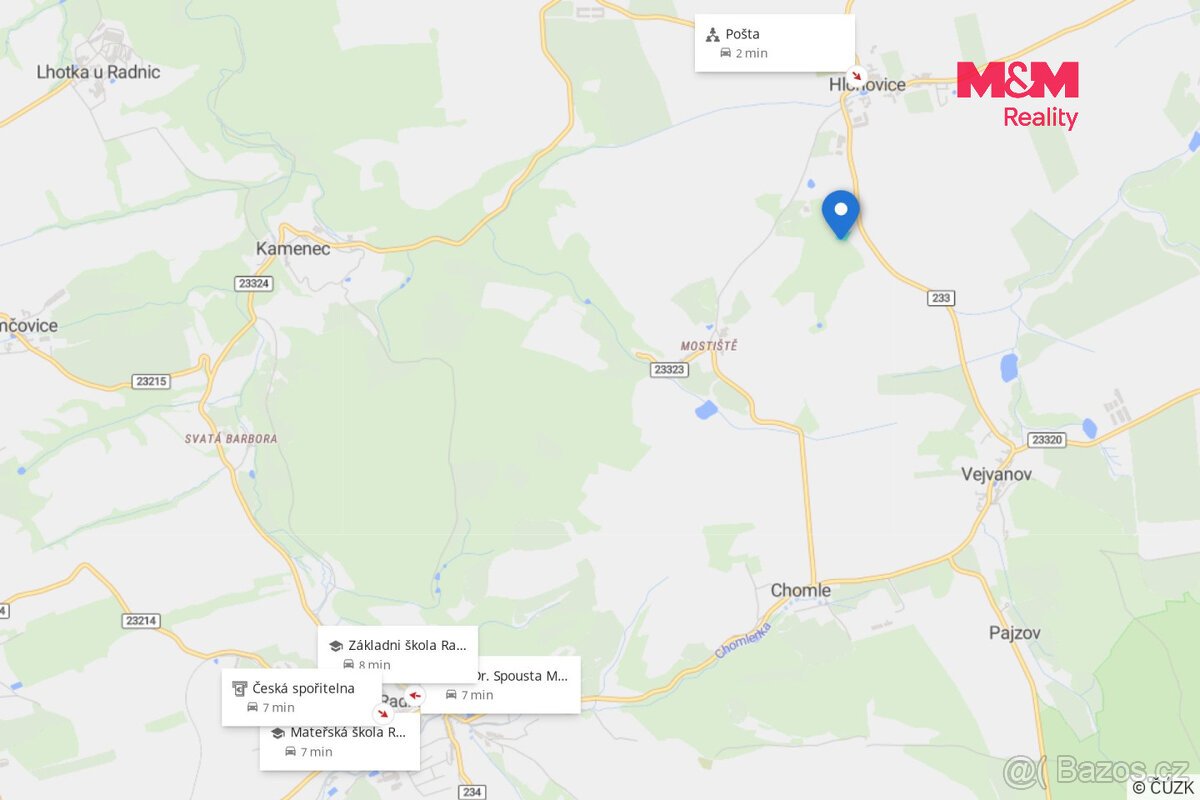 Prodej pole, 14824 m², Hlohovice