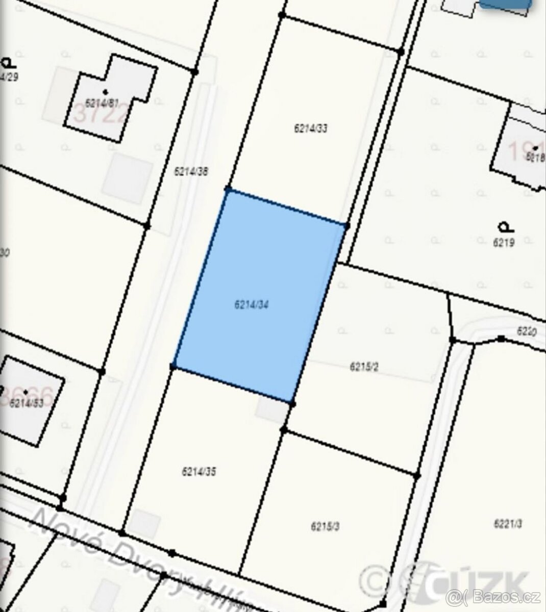 Prodej stavebního pozemku 748 m2, Frýdek