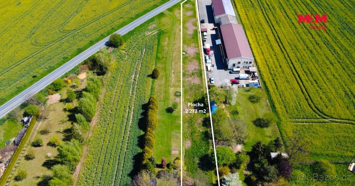 Prodej komerčního pozemku, 2273 m², Přerov
