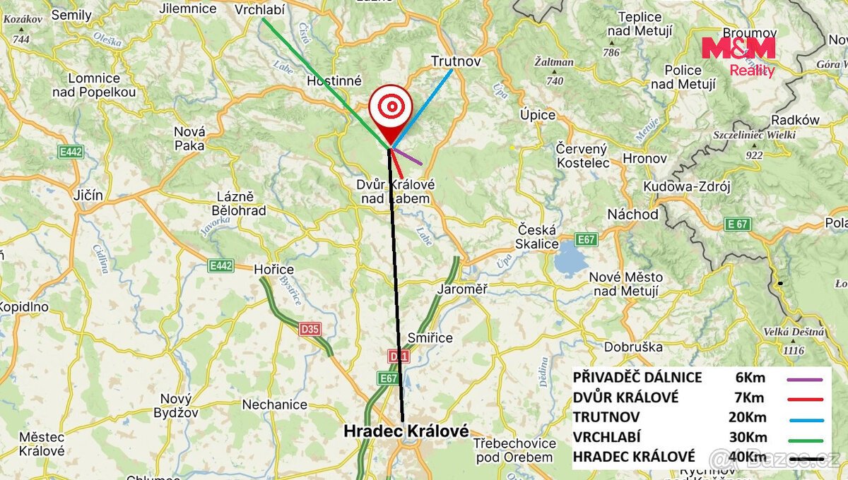 Prodej pozemku k bydlení, 16127 m², Vítězná