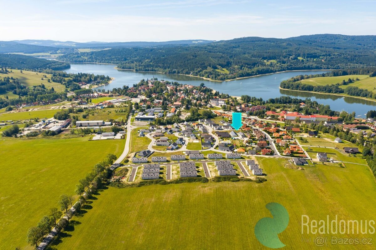 Prodej, stavební pozemek, 1045m2, Frymburk, okr. Český Kruml