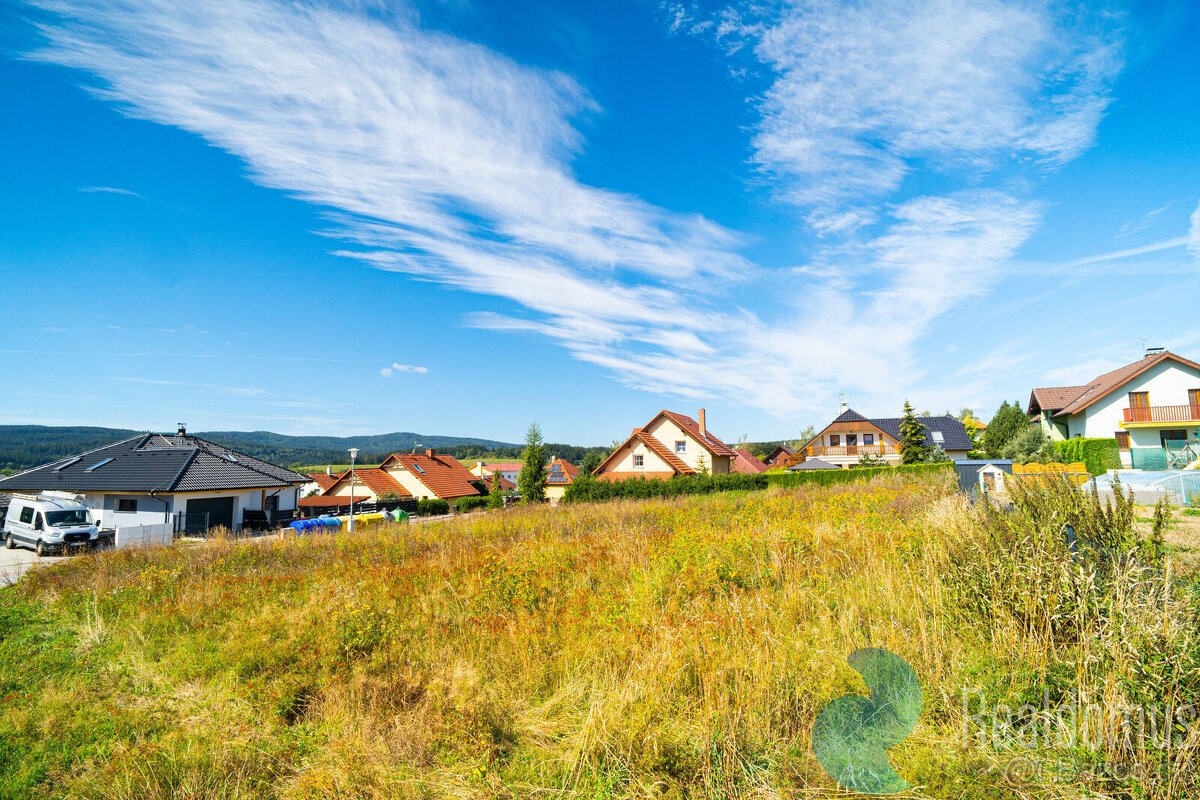 Prodej, stavební pozemek, 1045m2, Frymburk, okr. Český Kruml