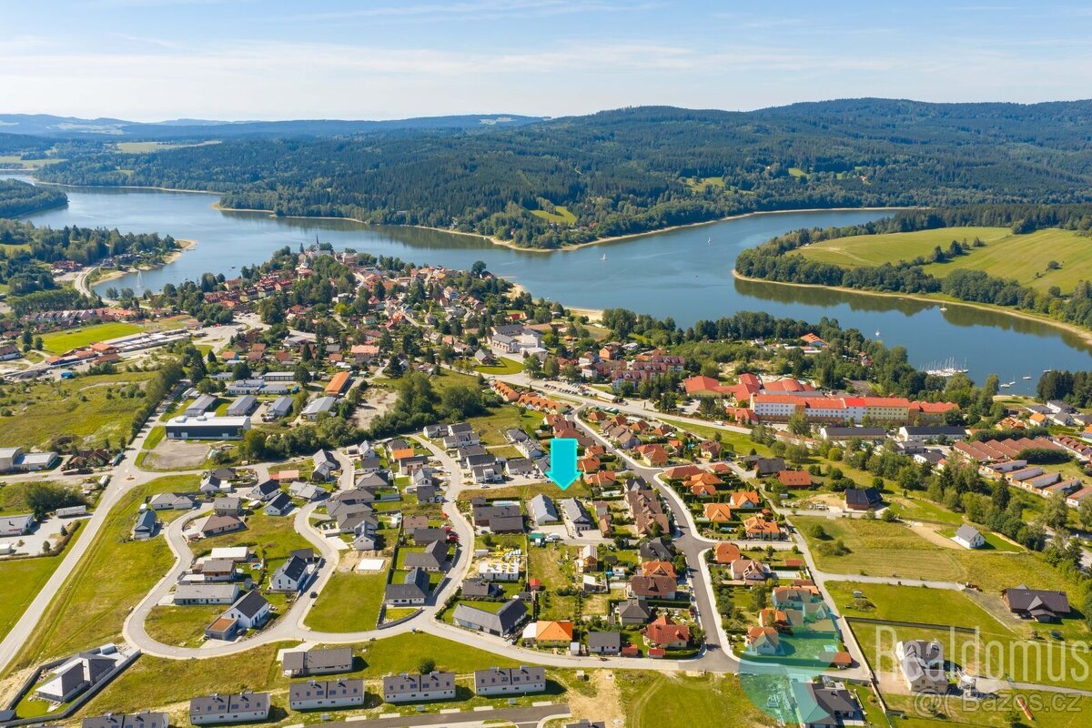 Prodej, stavební pozemek, 1045m2, Frymburk, okr. Český Kruml