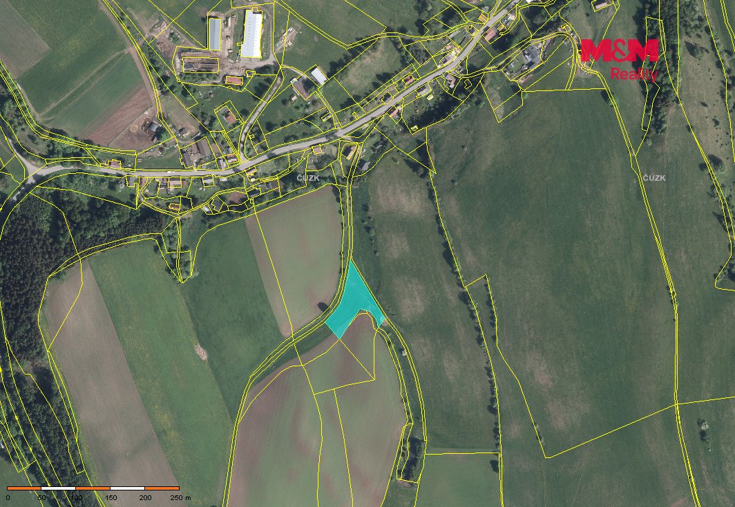 Prodej louky, 3342 m², Stárkov - Bystré