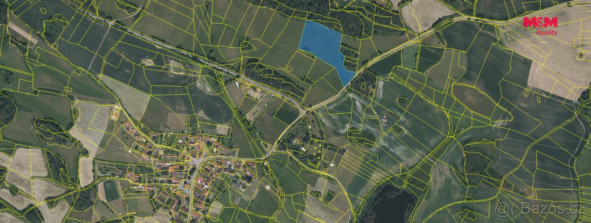 Prodej pole, 15 359m², Komušín u Horažďovic