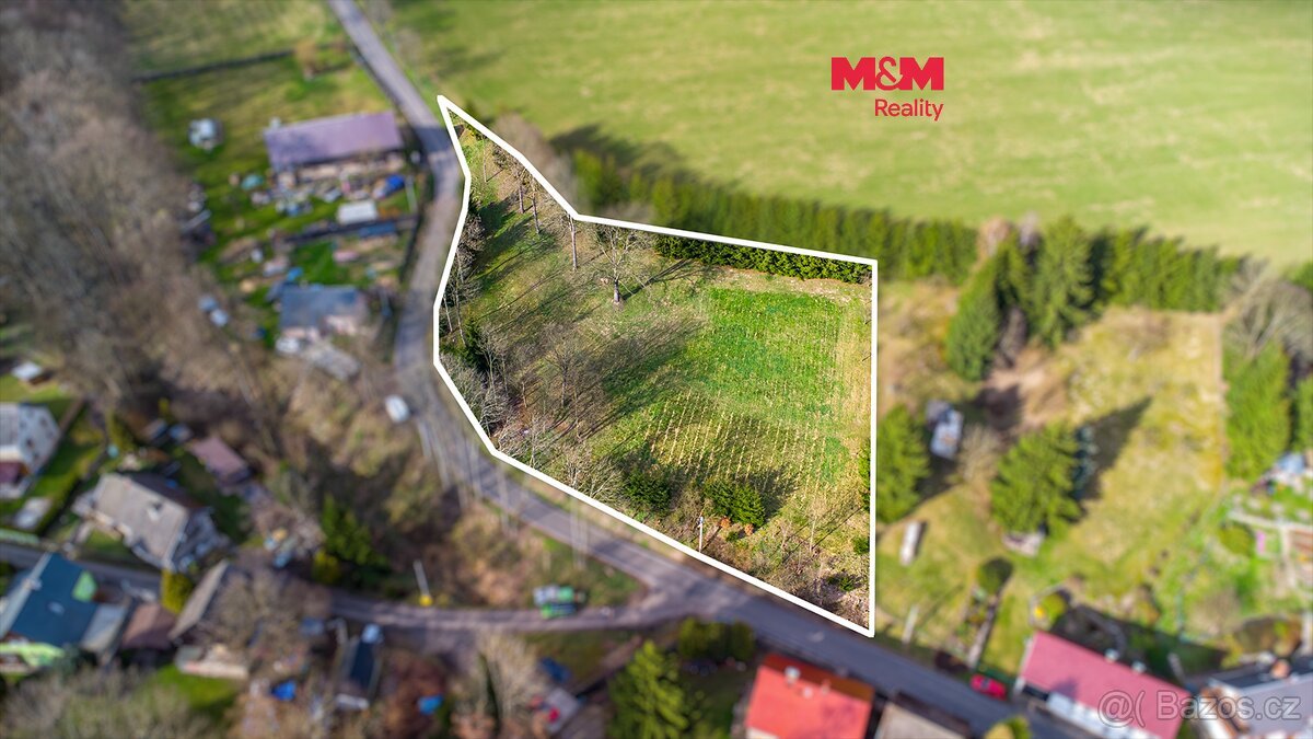 Prodej pozemku k bydlení 4466 m2 ve Velké Bukovině