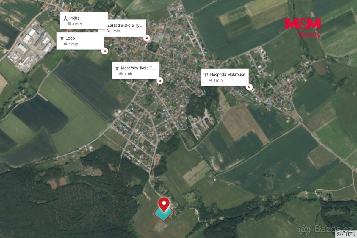 Prodej zemědělský pozemek, 10013 m², Tymákov