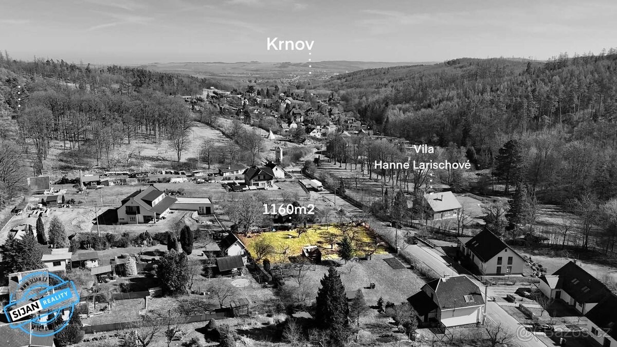 Prodej stavebního pozemku 1 160 m², Krnov