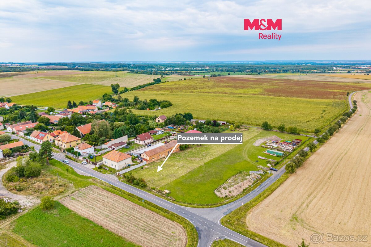 Prodej, pozemek k bydlení, Hořany, ul. Hořany
