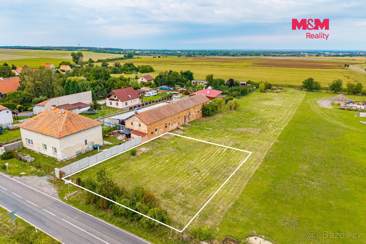 Prodej, pozemek k bydlení, Hořany, ul. Hořany