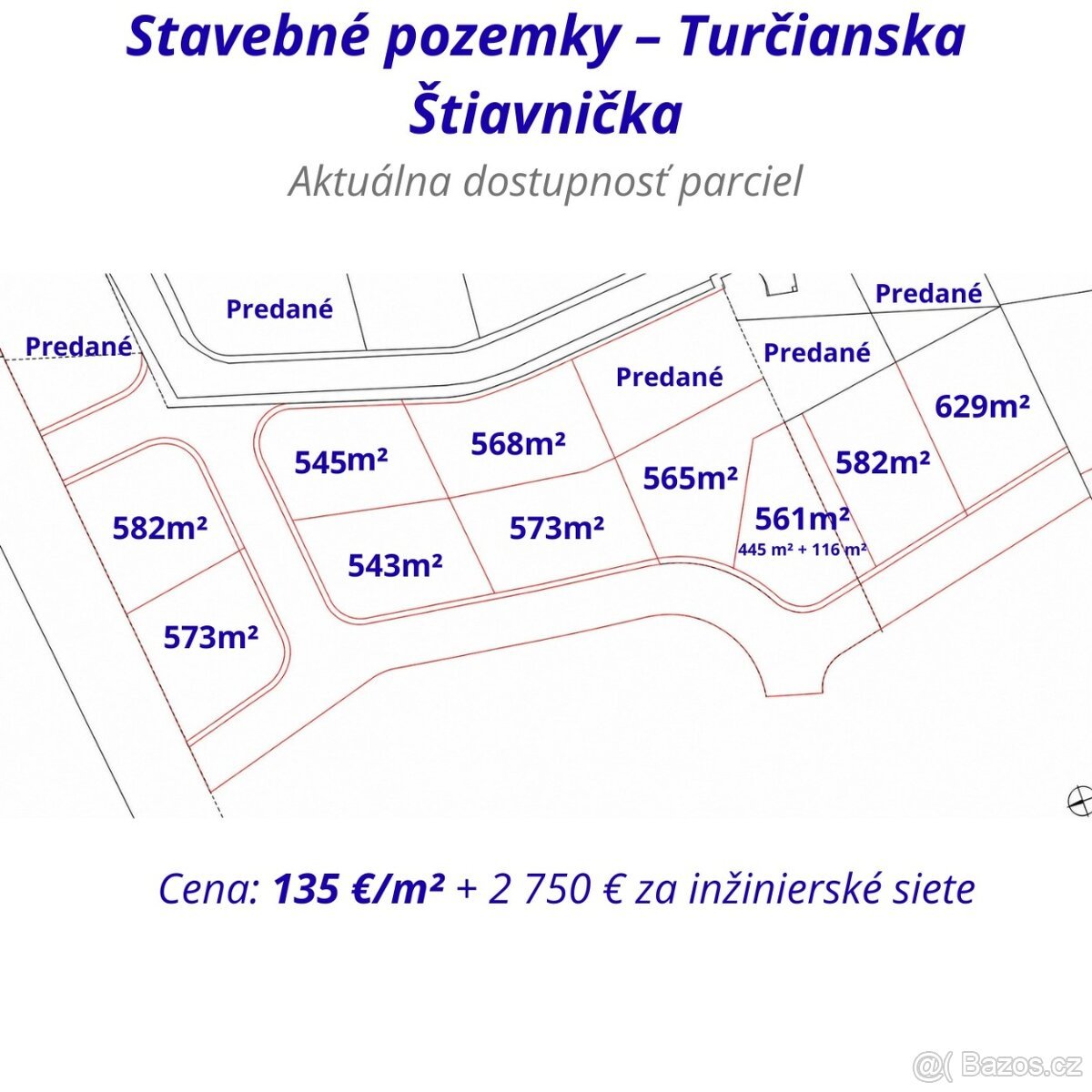 Stavebné pozemky na výstavbu RD, Turčianska Štiavnička