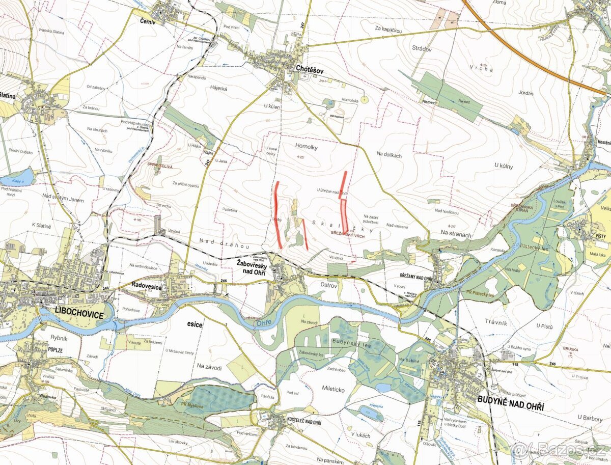 Zemědělská půda, prodej, Žabovřesky nad Ohří, Litoměřice