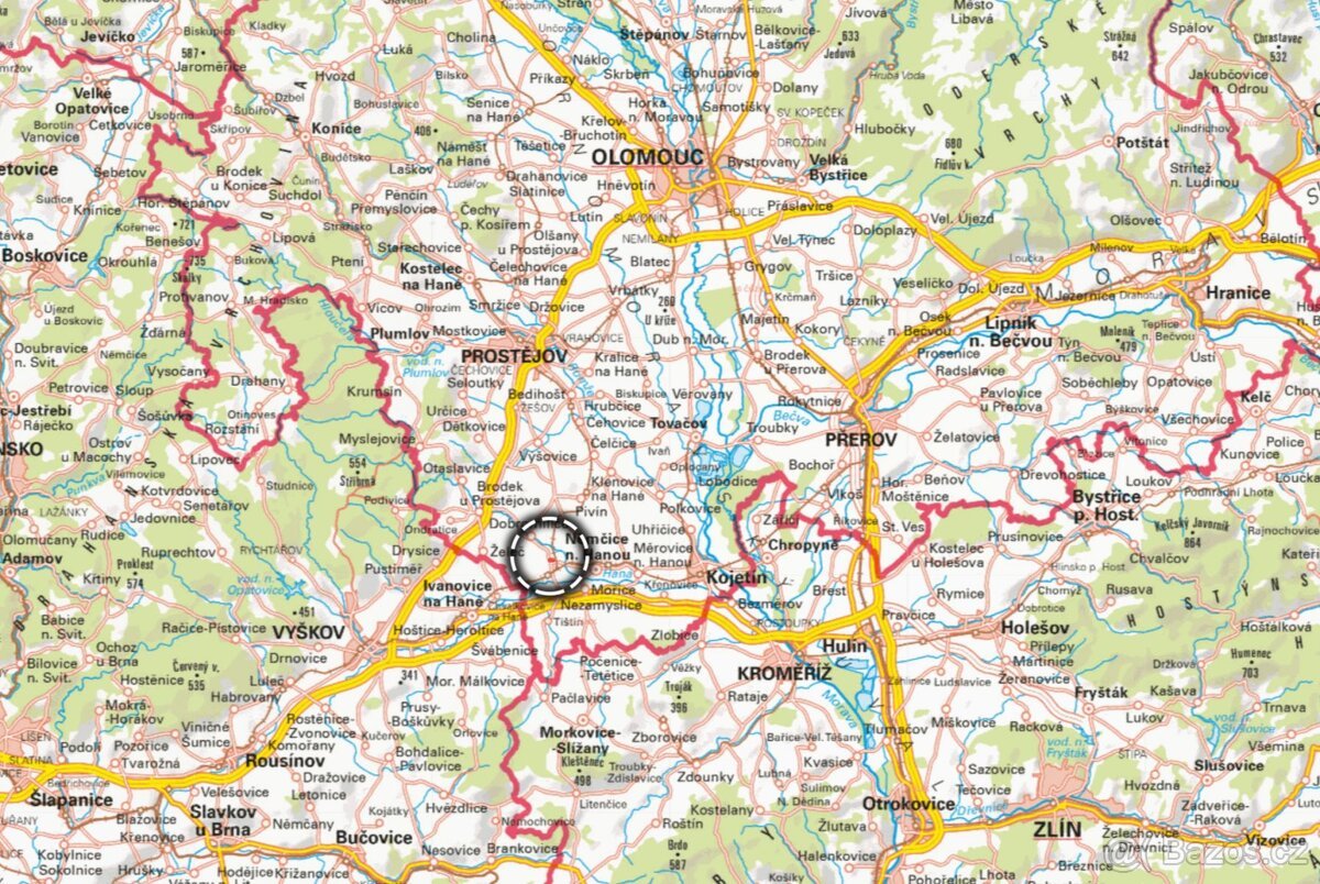 Pozemek, bydlení, prodej, Víceměřice, Prostějov