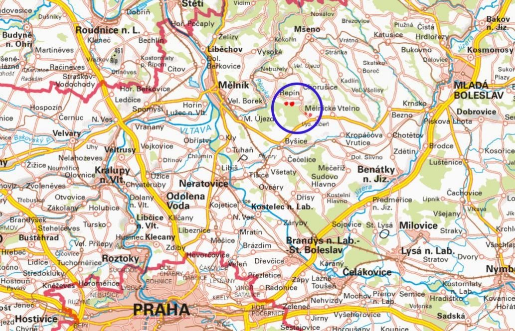 Zemědělská půda, prodej, Řepín, Mělník
