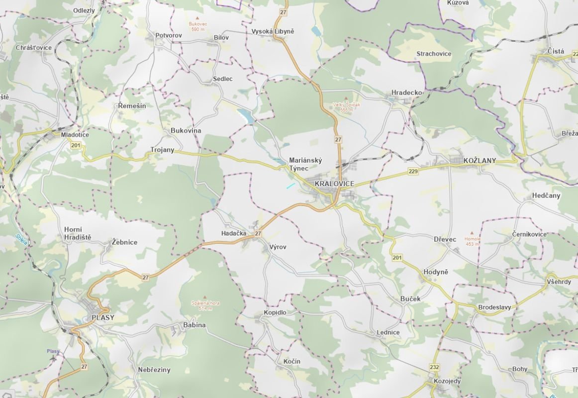 Prodej podílu 3/16 pole 1 145 m², Kralovice