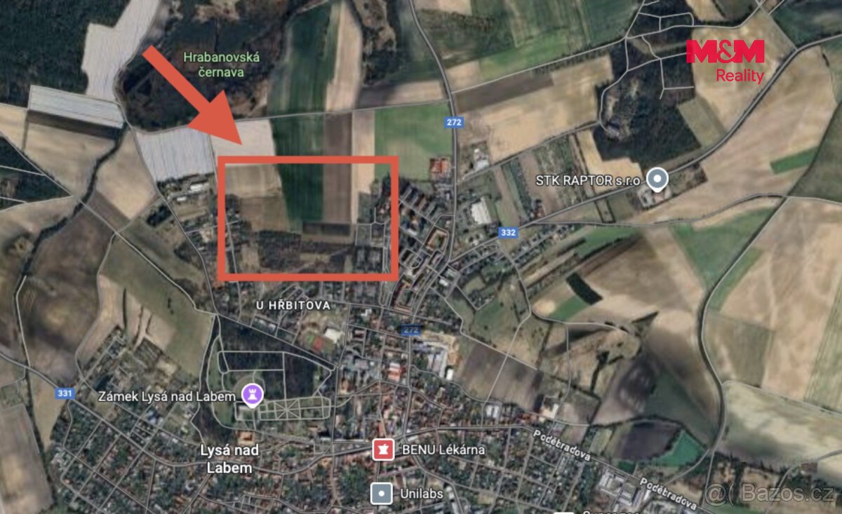 Prodej pozemku k bydlení, 1009 m², Lysá nad Labem