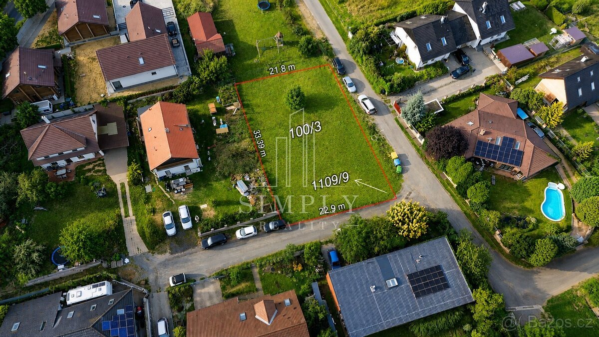 Prodej stavebního pozemku 810 m², Tehov, ev.č. 00348