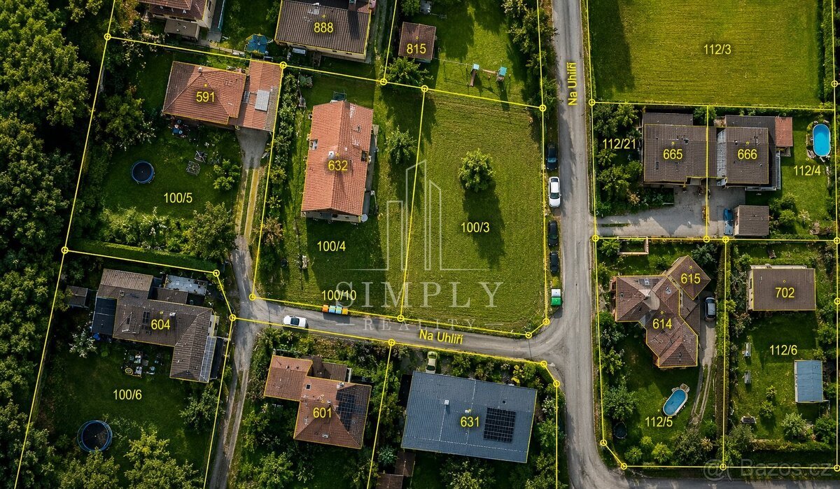 Prodej stavebního pozemku 810 m², Tehov, ev.č. 00348