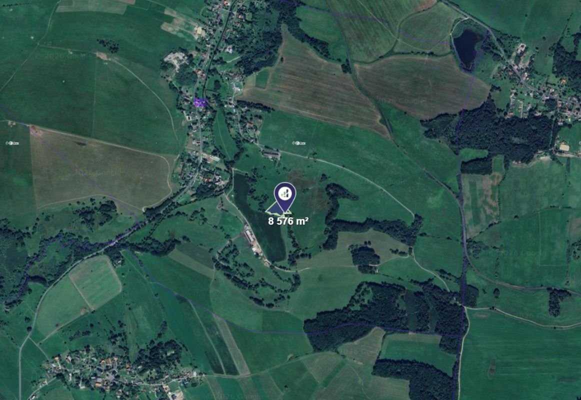 Prodej podílu 1/8 louky 1 072 m², Zákupy