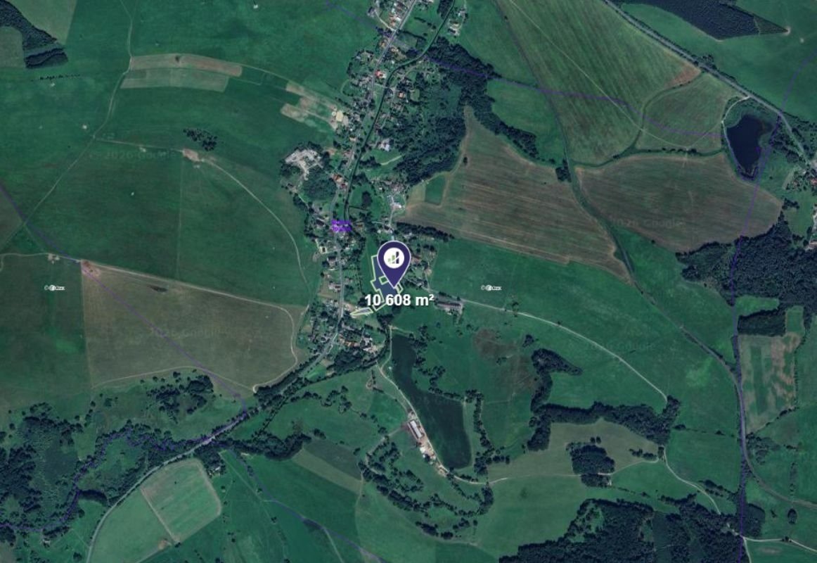 Prodej podílu 1/8 louky 1 326 m², Zákupy